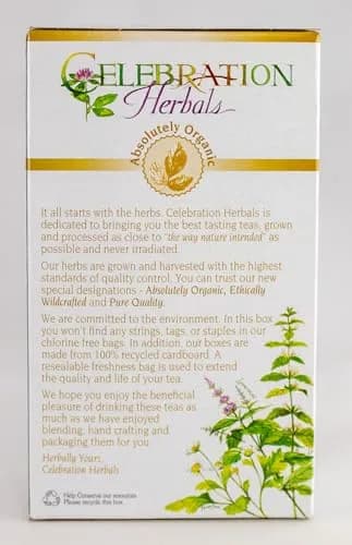 Celebration Herbals Fennel Seed Blonde Tea Organic 24 Bag | Aromatic Licorice Flavor thumbnail 6