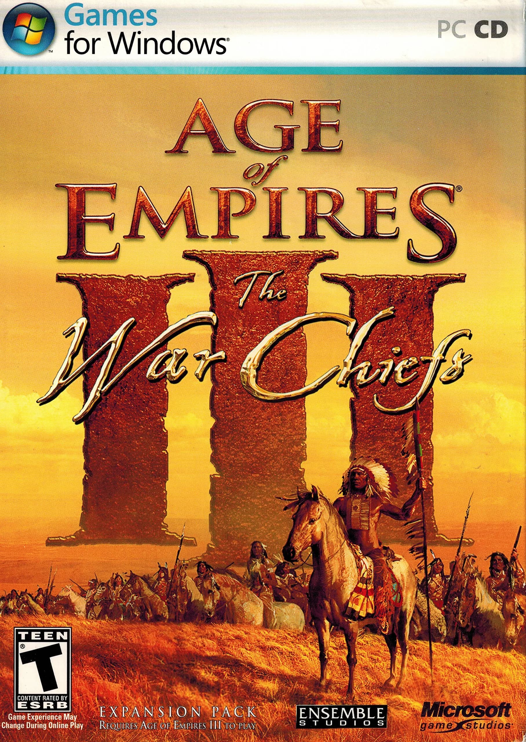 Microsoft Age of Empires III: The WarChiefs Expansion Pack PC Game | Strategy Real-Time Expansion - main product image