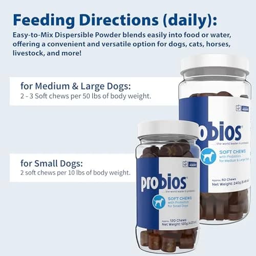 Probios Dog Probiotic Soft Chews, Chicken Liver | Supports Digestive & Immune Health thumbnail 4