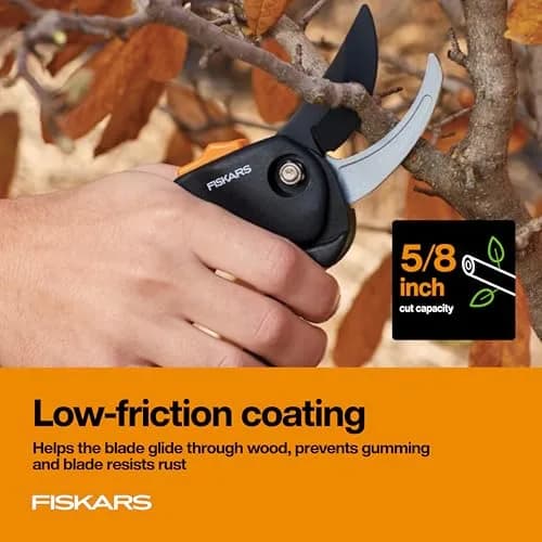 Fiskars SoftGrip Bypass Pruning Shears 5/8" Cut Capacity | Alloy Steel Blades thumbnail 5