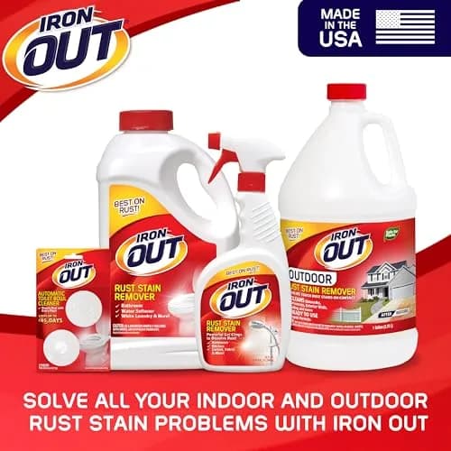 Iron OUT Rust Stain Remover Automatic Toilet Bowl Cleaner Tablets 2 Count | Prevents Rust & Hard Water Stains for 45 Days thumbnail 7