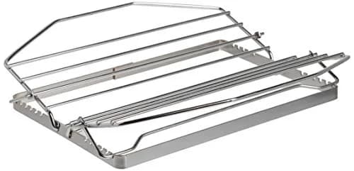 Norpro 275 Adjustable Roast Rack Nickel-plated 11 inches | Folds flat for compact storage thumbnail 1