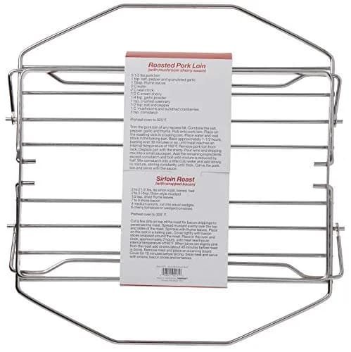 Norpro 275 Adjustable Roast Rack Nickel-plated 11 inches | Folds flat for compact storage thumbnail 3