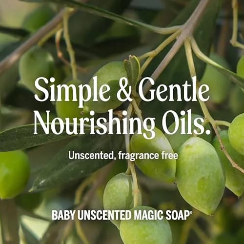 Dr. Bronner's Pure-Castile Liquid Soap Baby Unscented 237ml (8 Fl Oz) | Gentle Vegan Formula for Sensitive Skin thumbnail 5