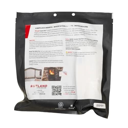 Rutland 96N-6 Grapho-Glas Rope Gasket Replacement Kit, 1/2-Inch by 7-Feet | Long-lasting stove gasket thumbnail 7