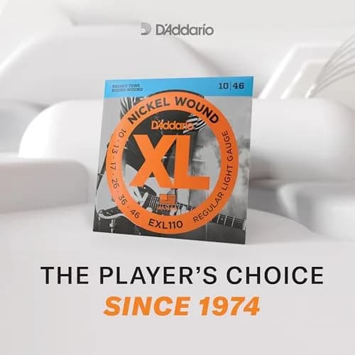 D'Addario XL Nickel EXL110-10P Electric Guitar Strings, Regular Light 10-46 Gauge, 10 Sets thumbnail 4