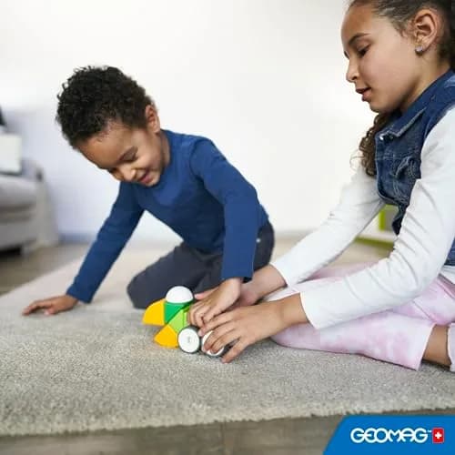 Geomag Magicube Magnetic Blocks for Toddlers 13 pcs | Swiss STEM Building Toy for Ages 1–5 thumbnail 2