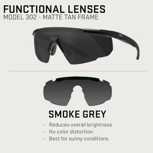 Wiley X Saber Advanced Safety Glasses for Men & Women | Military-Grade Impact Protection, UV Shield, Shatterproof thumbnail 8