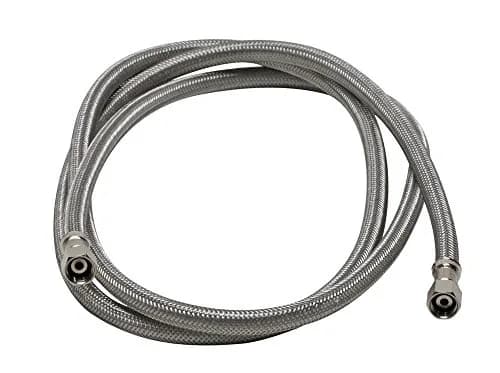 Fluidmaster 12IM60 Ice Maker Connector 1.52 m (5 Ft) | Braided Stainless Steel, 220V Compatible thumbnail 1