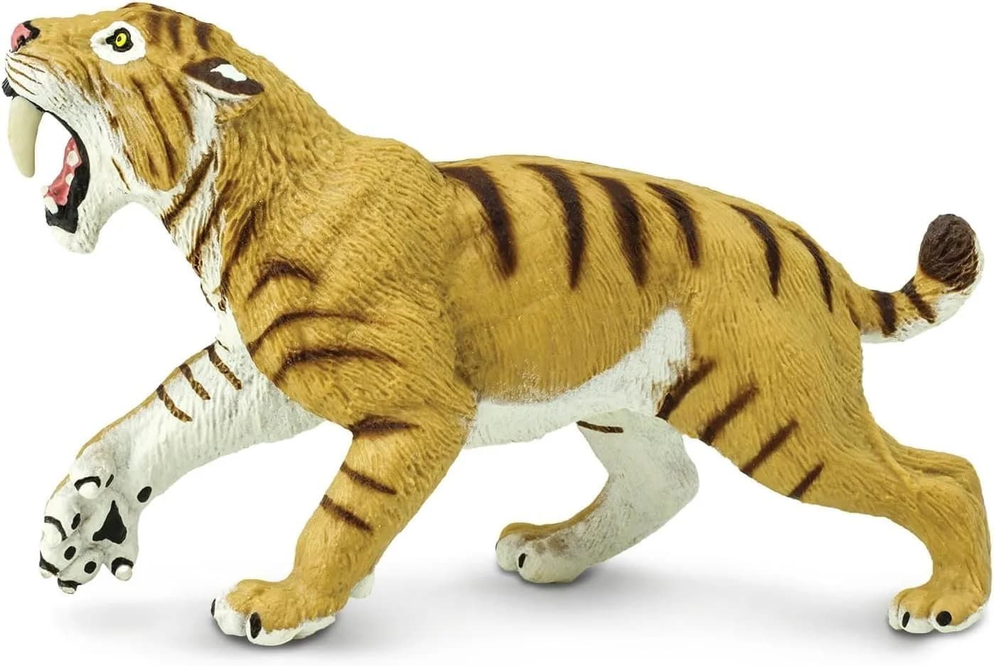 Safari Ltd. Smilodon Figurine - 4" Sabre-Toothed Tiger Educational Toy for Kids 3+ | Realistic Dinosaur Model - main product image
