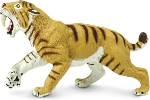 Safari Ltd. Smilodon Figurine - 4" Sabre-Toothed Tiger Educational Toy for Kids 3+ | Realistic Dinosaur Model thumbnail 1