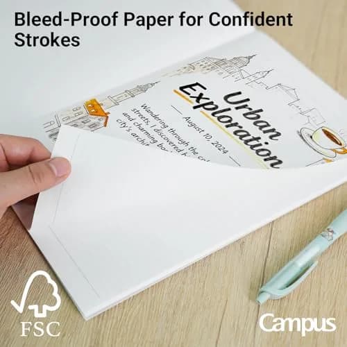 KOKUYO Composition Notebooks 10 Pack | 7mm Ruled Semi-B5 Pink for Students & Office thumbnail 2