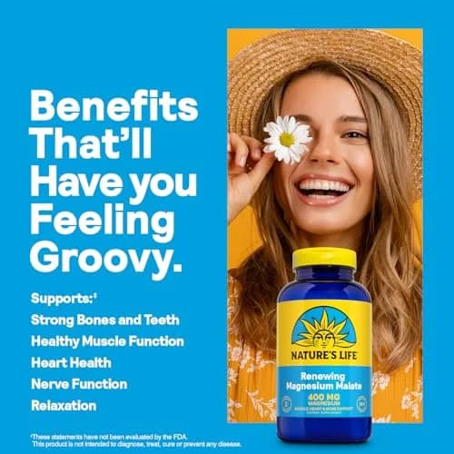 Nature's Life Magnesium Malate 400 mg thumbnail 3