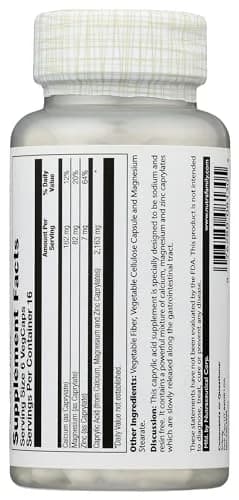 Solaray Capryl 100 Capsules | Mineral Support for Wellness & Ketogenic Lifestyle thumbnail 4