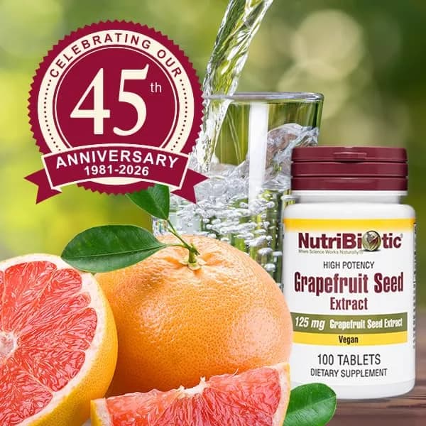 NutriBiotic Grapefruit Seed Extract Tablets 125mg | Vegan, Gluten Free, Non-GMO | 100 Count | Premium Grade GSE with Bioflavonoids thumbnail 4