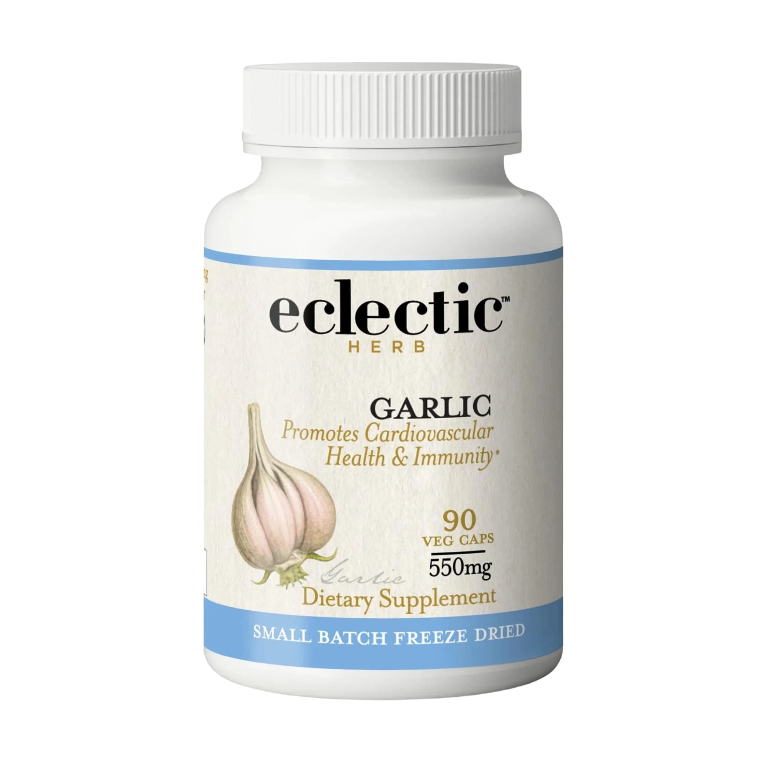 ECLECTIC INSTITUTE Garlic Capsules 90 CT | Heart & Immune Support, US-Imported - main product image
