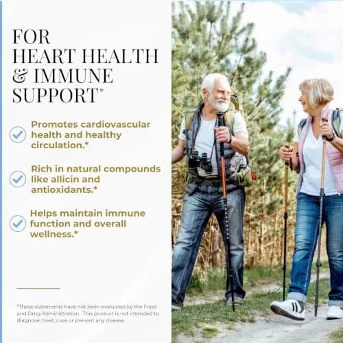ECLECTIC INSTITUTE Garlic Capsules 90 CT | Heart & Immune Support, US-Imported thumbnail 6