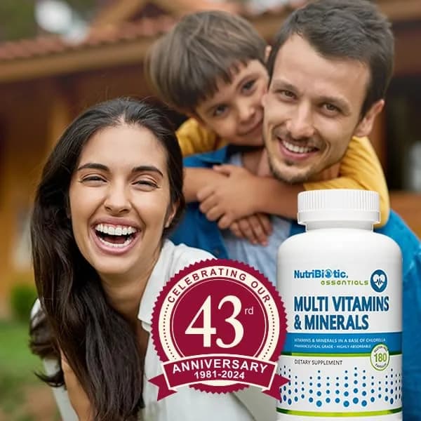 NutriBiotic Multi Vitamins & Minerals 180 Ct Capsules | Gluten Free, Highly Absorbable thumbnail 4