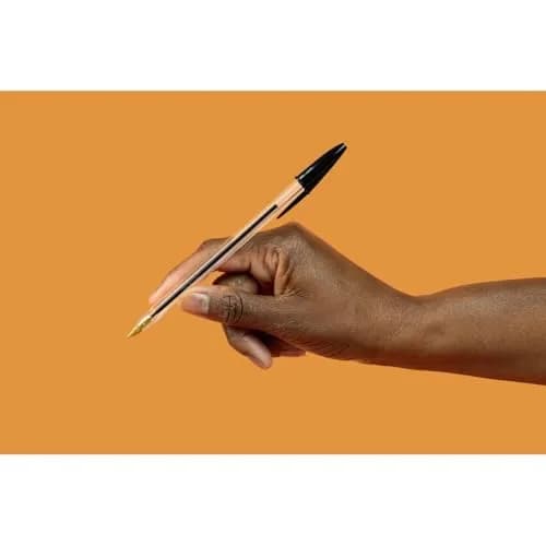 BIC Cristal Original Ballpoint Pens, Medium Point (1.0mm), Pack of 50 | Smooth Ink Flow thumbnail 7