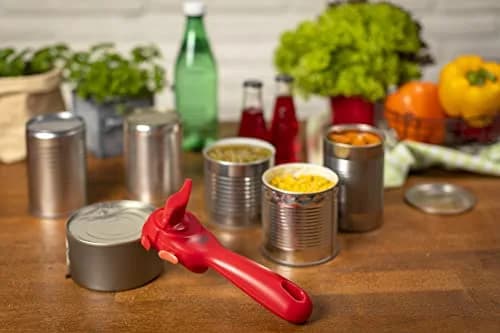 Kuhn Rikon Auto Safety LidLifter Can Opener with Ring-Pull Tool, 7.25 x 3.5 x 2 inches | Swiss Engineered for Safe, Smooth-Edge Can Opening thumbnail 5