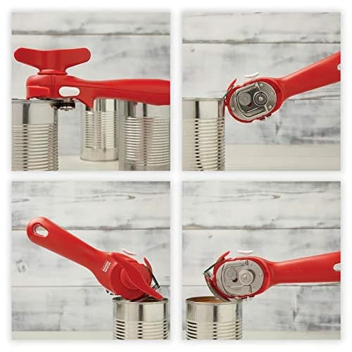 Kuhn Rikon Auto Safety LidLifter Can Opener with Ring-Pull Tool, 7.25 x 3.5 x 2 inches | Swiss Engineered for Safe, Smooth-Edge Can Opening thumbnail 3