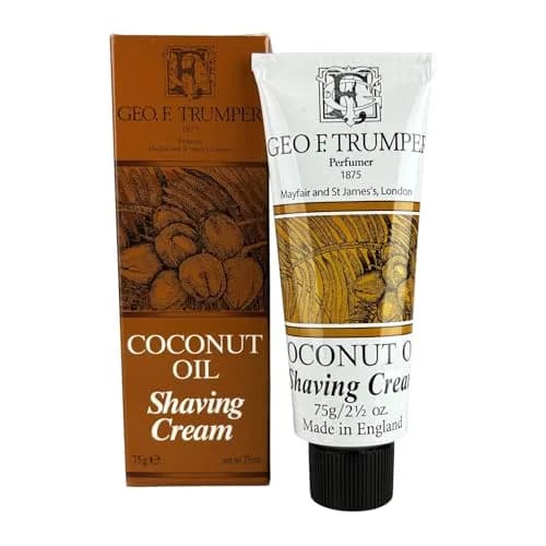 Geo F. Trumper Coconut Oil Soft Shaving Cream 75g (2.65 oz) | Rich Lather for Smooth Shaves thumbnail 1
