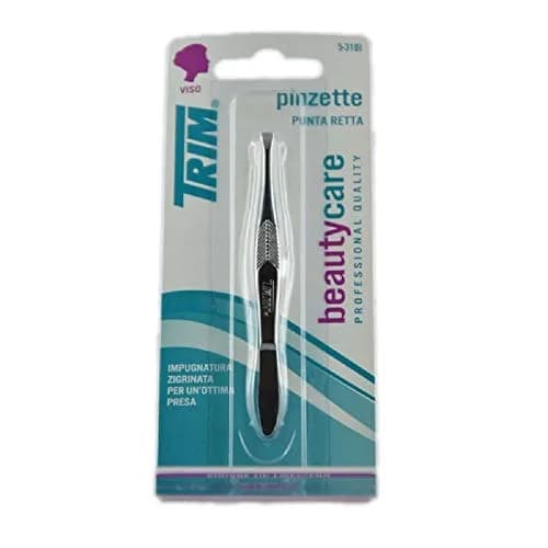 Trim Square Tip Tweezers, Pack of 2 | Precision Stainless Steel Tips for Hair & Splinter Removal thumbnail 1