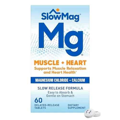 SlowMag Muscle + Muscle Relaxation, Occasional Muscle, High Absorption, 60 Count thumbnail 1