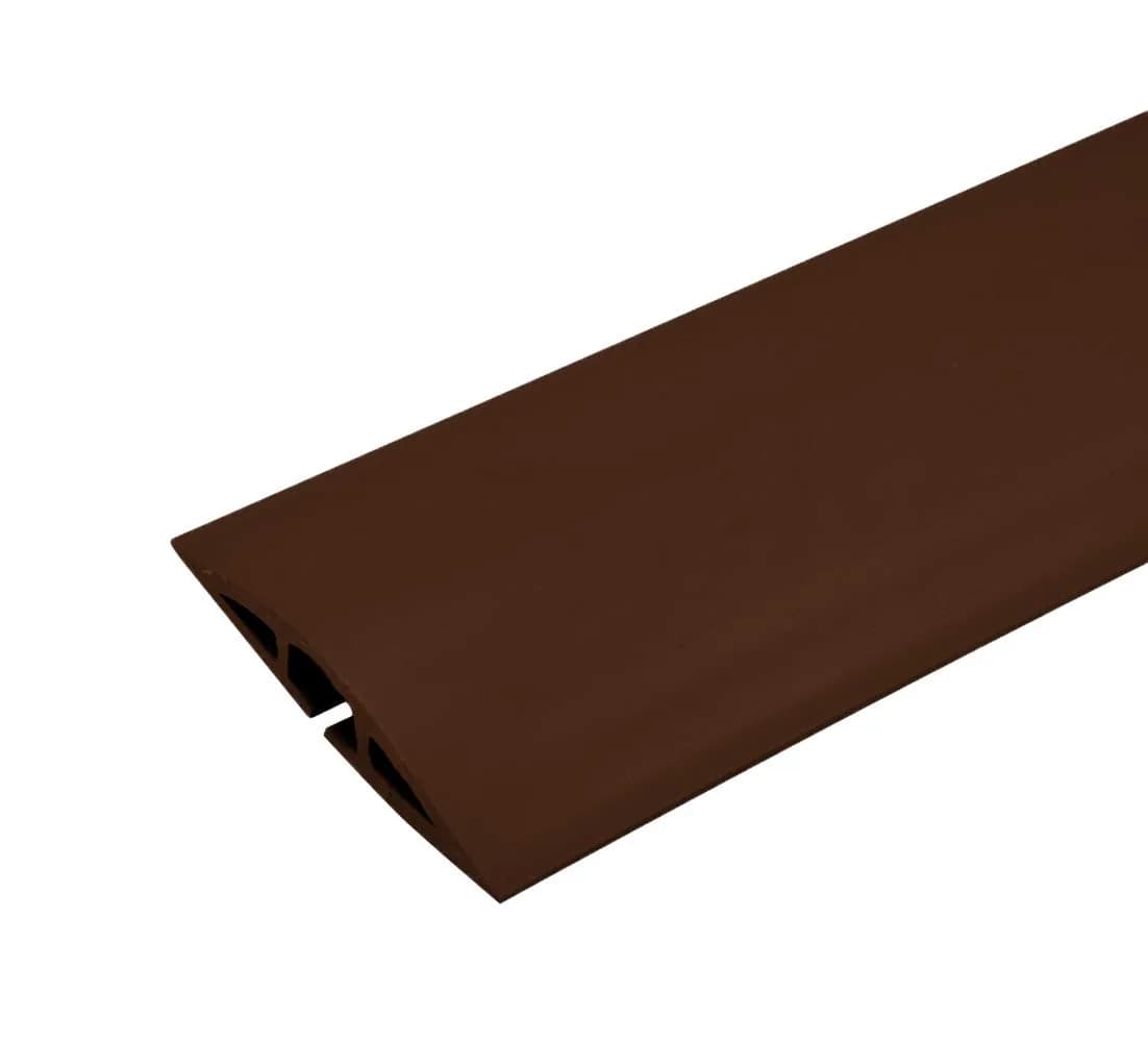 Wiremold Corduct Overfloor Cord Protector 15.24 m (50 ft) Brown | Trip-Free Cable Management for Home & Office — Brown