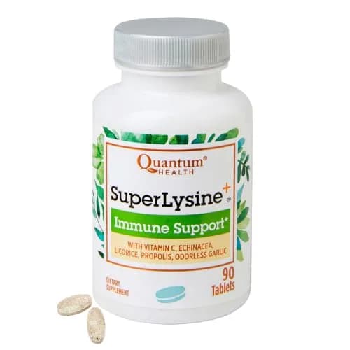 Quantum SuperLysine+ 1500mg L-Lysine Tablets | Immune & Lip Support, 90 Count thumbnail 1