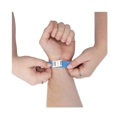 Advantus Sequentially Numbered Crowd Management Wristbands, Blue, 100/Pack | Essential for Event Access Control thumbnail 11