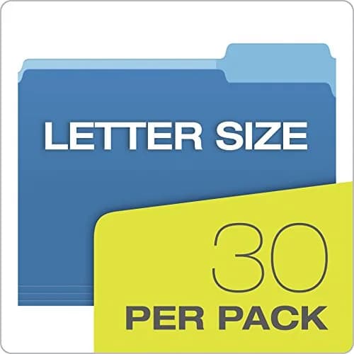 Pendaflex Colored File Folders, 30 Pack, Letter Size (21.6 x 27.9 cm) | Eraseable Tabs for Dynamic Organization thumbnail 6
