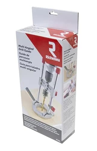 Richelieu Multi Angled Drill Guide Attachment with 3/8" Chuck Compatibility | Precision Drilling for On-Site Work thumbnail 2