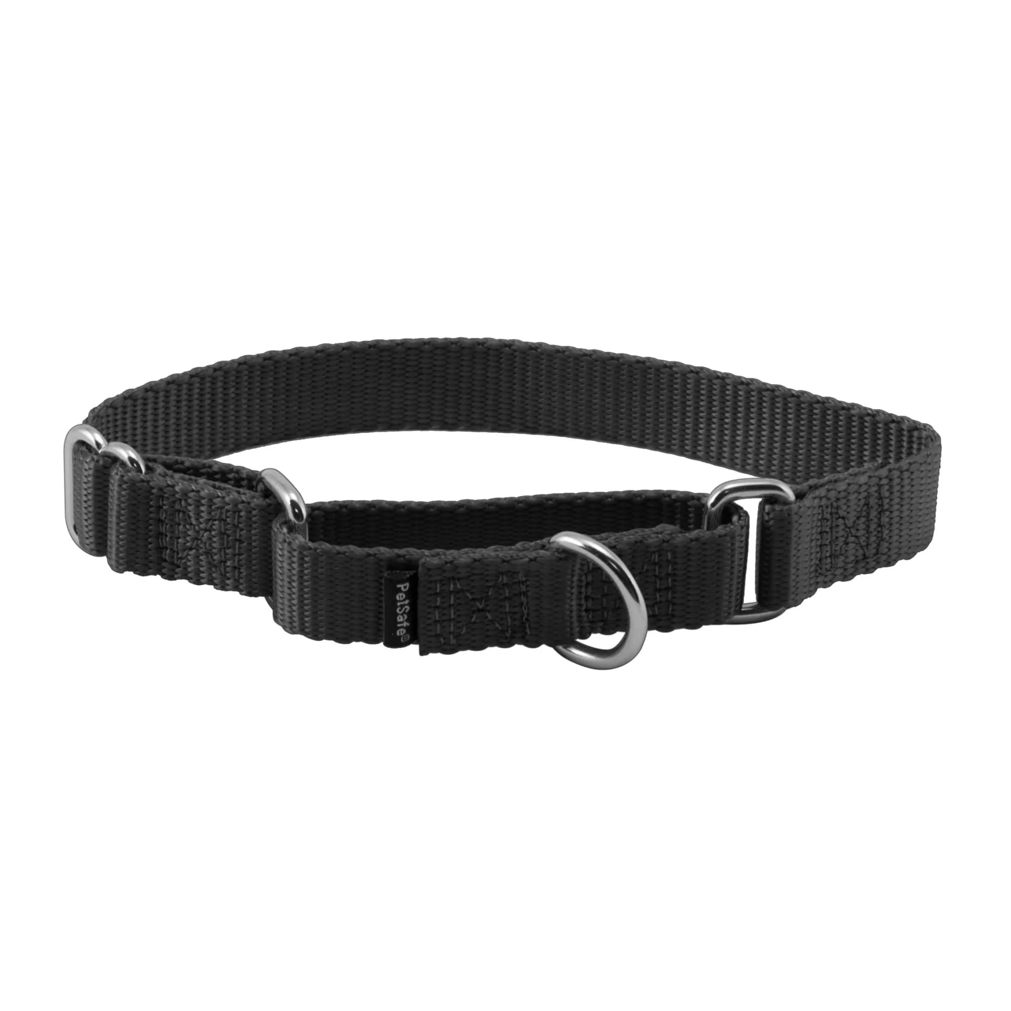 PetSafe Martingale Dog Collar, Black, 3/4 in, Small | Safer Control & Escape Prevention