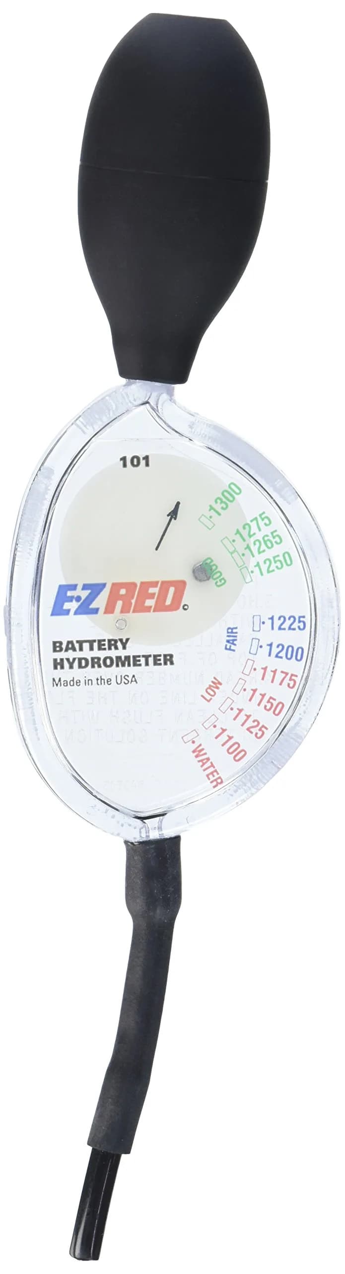 EZRED SP101 Battery Hydrometer Tester | Measures Specific Gravity 1.100-1.300 - main product image