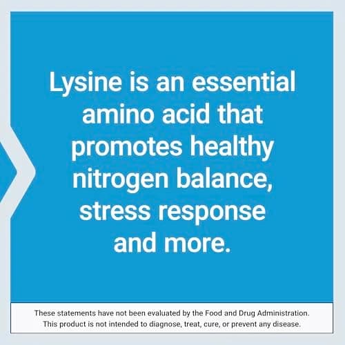 Life Extension L-Lysine 620 mg Vegetarian Capsules | Essential Amino Acid for Healthy Nitrogen Balance, Calcium Metabolism & Stress Response thumbnail 6