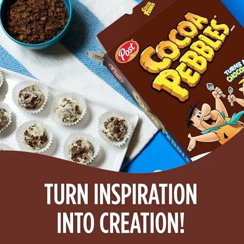 Pebbles Cocoa PEBBLES Chocolate Breakfast Cereal 298g (11 oz) | Gluten Free Rice Cereal Flakes thumbnail 5