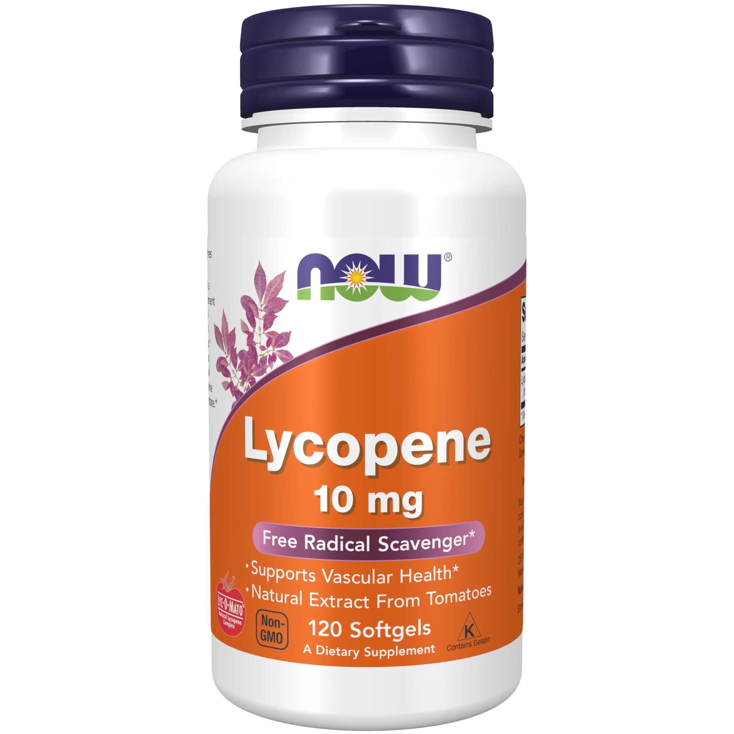NOW Lycopene 10 mg with Tomato Extract | Supports Cardiovascular & Immune Health