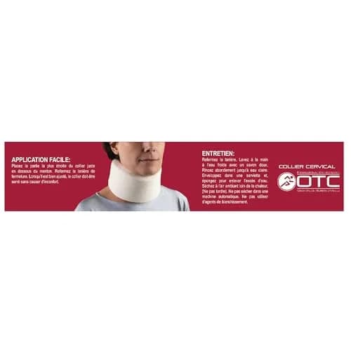 OTC Soft Contour Foam Cervical Collar Neck Support Brace, Average 3" Depth, Large | Limits Motion Against Painful Movement thumbnail 8