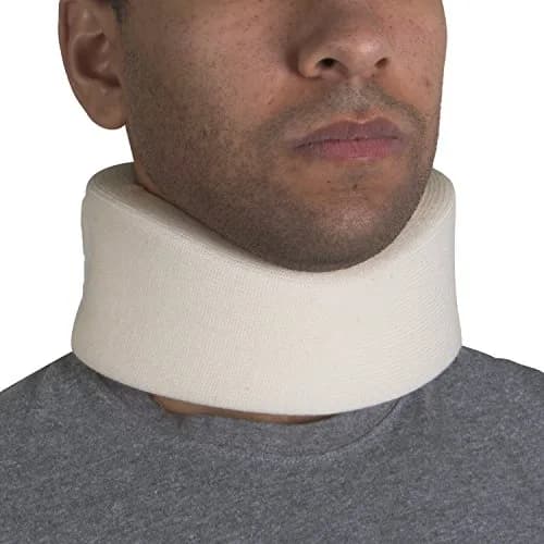 OTC Soft Contour Foam Cervical Collar Neck Support Brace, Large 2.5" Depth (6.35 cm) | Limits Motion for Pain Relief thumbnail 1