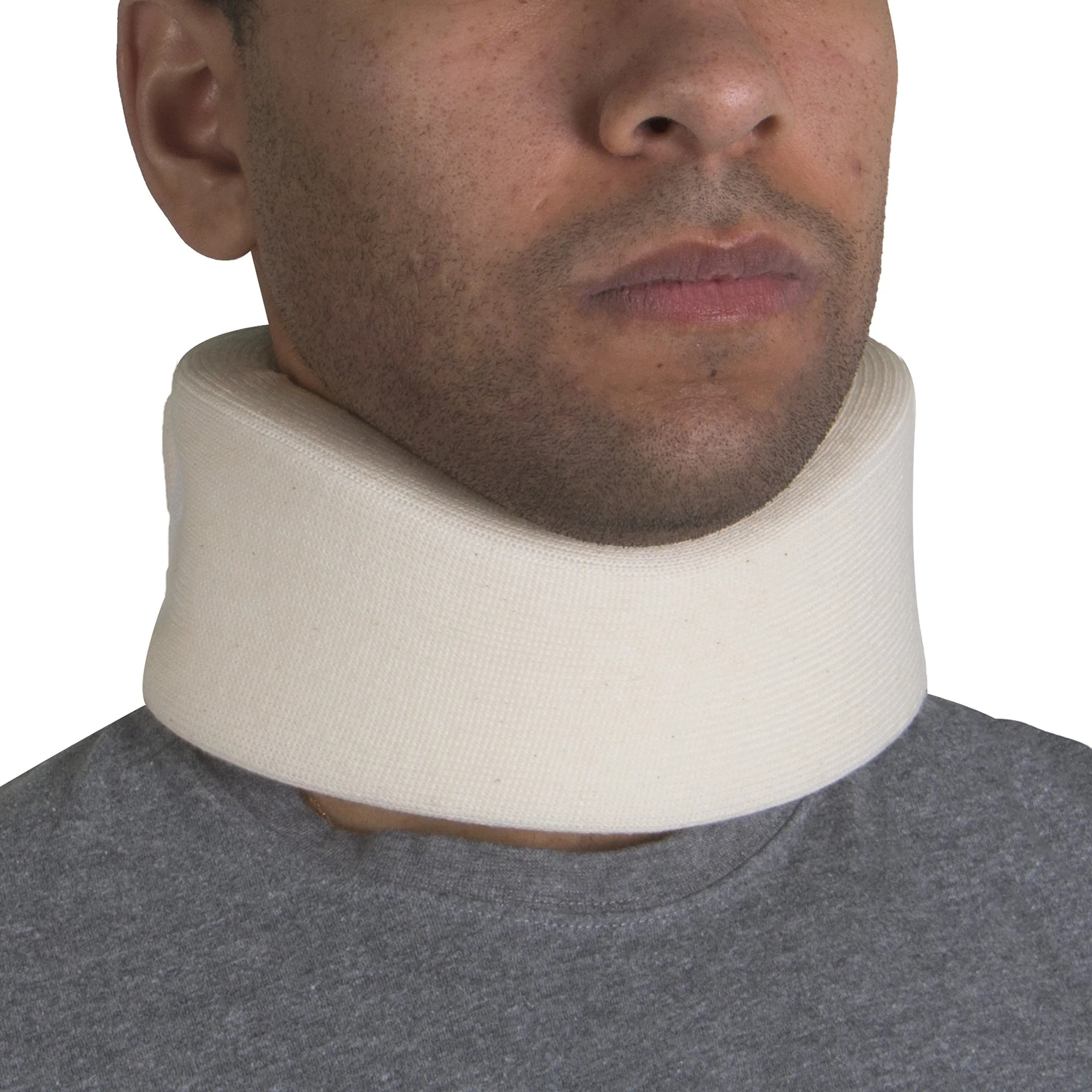 OTC Soft Contour Foam Cervical Collar Neck Support Brace Medium 2.5" Depth (6.35 cm) | Limits Motion for Pain Relief - main product image