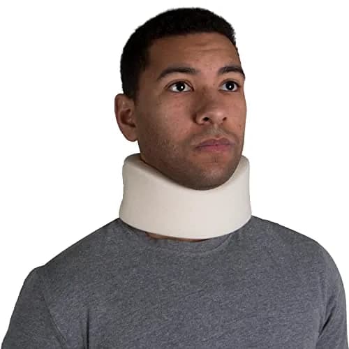 OTC Soft Contour Foam Cervical Collar Neck Support Brace Medium 2.5" Depth (6.35 cm) | Limits Motion for Pain Relief thumbnail 6