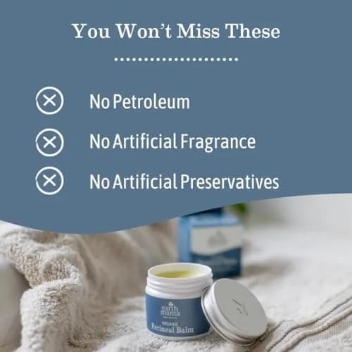 Earth Mama Organic Perineal Balm 2 Fl Oz | Soothing Postpartum & Pregnancy Care thumbnail 3