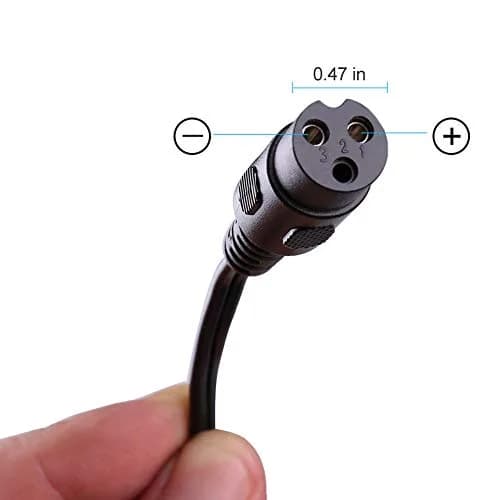 LotFancy 24V 1.5A Electric Scooter Charger | UL Listed, 3-Prong Inline Connector thumbnail 7