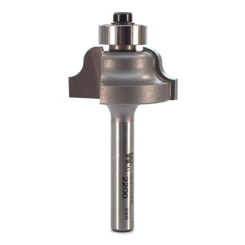 WM Roman Ogee Router Bit with 5/32-Inch Radius, 1-1/8-Inch Diameter, 9/16-Inch Cut Length, 1/4-Inch Shank | Carbide-Tipped for Decorative Edges