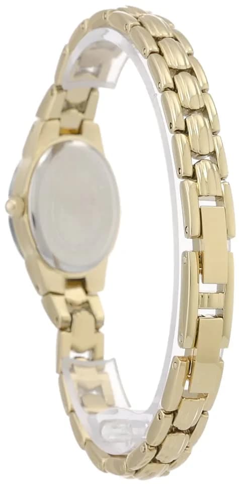 Armitron Women's Black/Gold-Tone Oval Bracelet Watch 17mm | Japanese Quartz Movement thumbnail 6