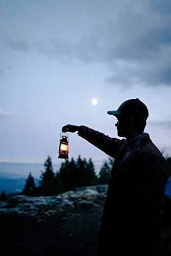 Stansport 8" Hurricane Lantern Red | Classic Metal Fuel Lamp for Camping & Outdoors thumbnail 8