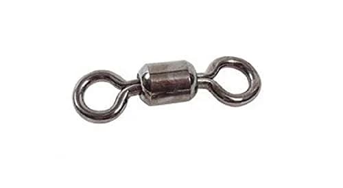 SPRO Power Swivel 1/0 (Size 1/0) | Pack of 5 Black Swivels for Fishing thumbnail 1