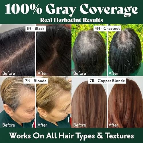 Herbatint 8C Light Ash Blonde Permanent Hair Dye | Ammonia-Free, Vegan, Gluten-Free, 5.75 Fl Oz thumbnail 6