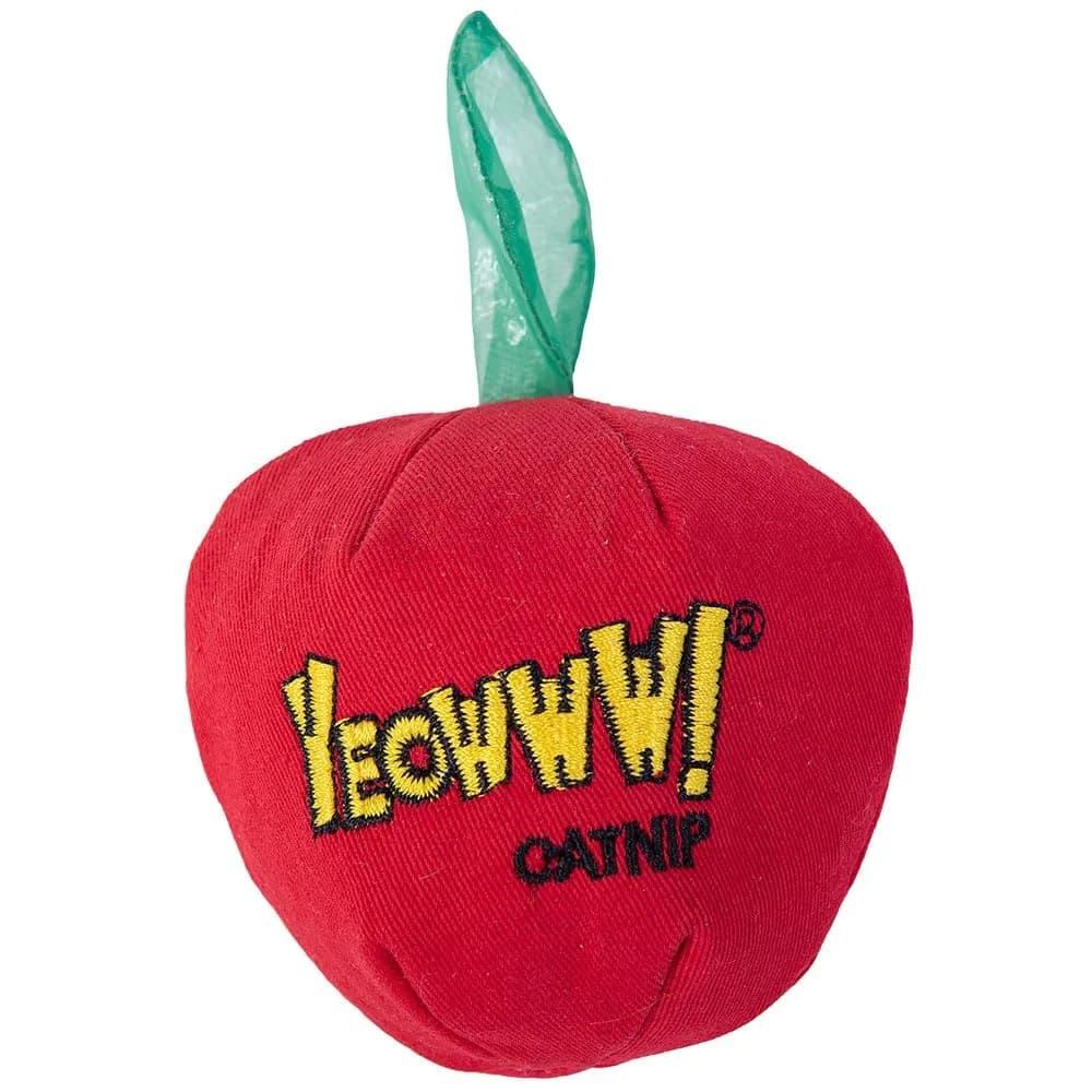 Yeowww! Catnip Cigar Cat Toy 18cm (7 inch) | Potent Organic Catnip Kicker for Cats — Red
